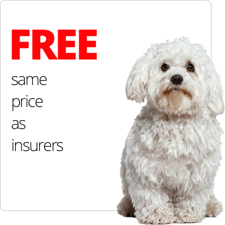 FREE same price as insurers